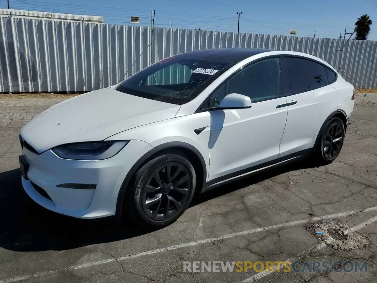 1 Photograph of a damaged car 7SAXCBE53NF329874 TESLA MODEL X 2022