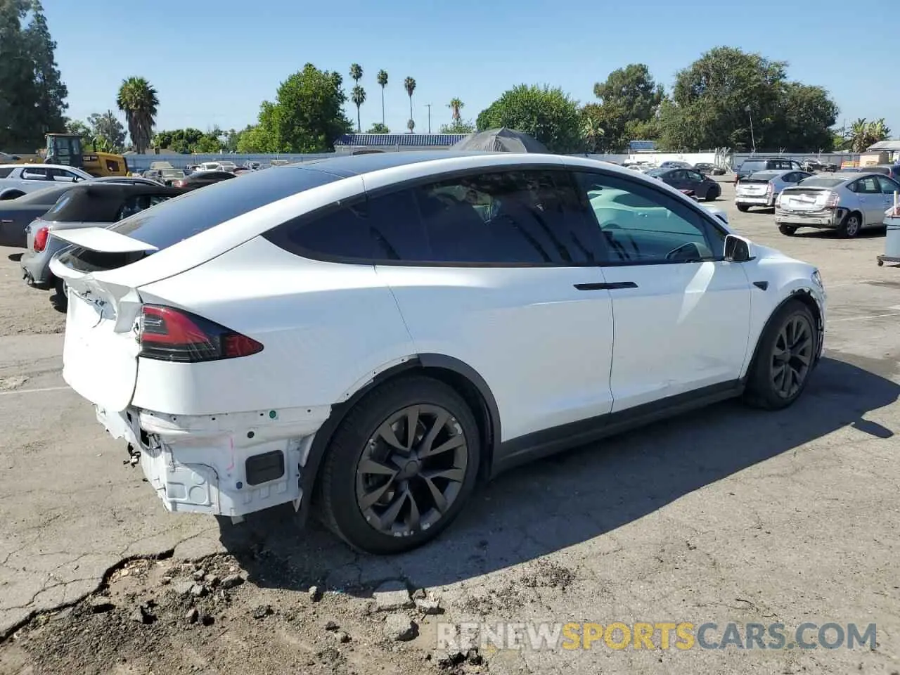 3 Photograph of a damaged car 7SAXCBE53NF329874 TESLA MODEL X 2022
