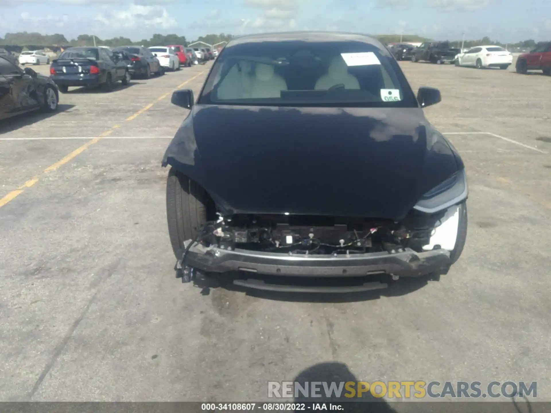 6 Photograph of a damaged car 7SAXCBE53NF331205 TESLA MODEL X 2022