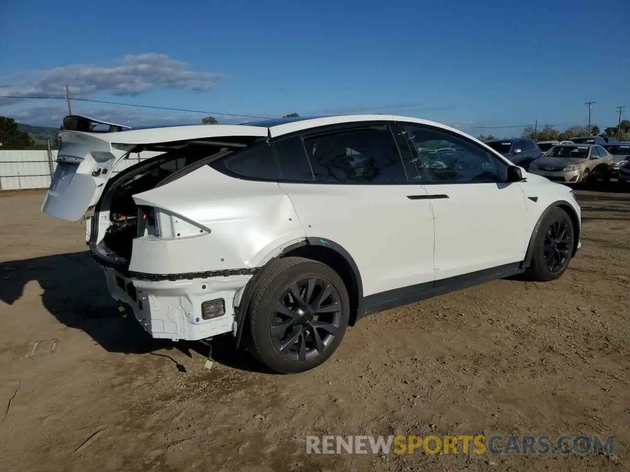 3 Photograph of a damaged car 7SAXCBE53NF359067 TESLA MODEL X 2022