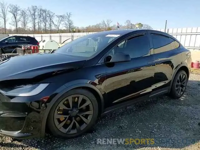 14 Photograph of a damaged car 7SAXCBE54NF327096 TESLA MODEL X 2022