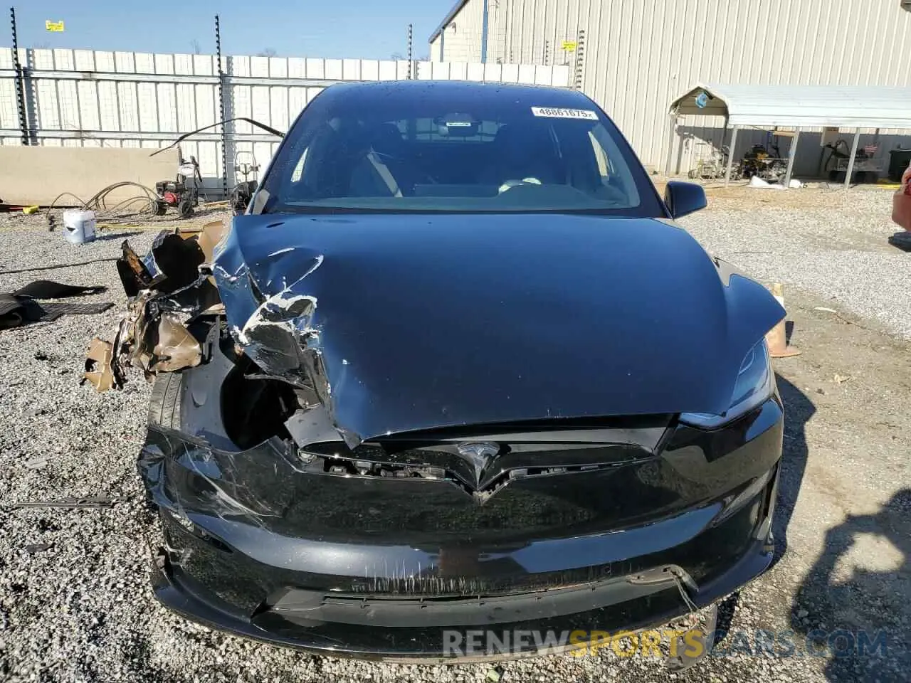 5 Photograph of a damaged car 7SAXCBE54NF327096 TESLA MODEL X 2022