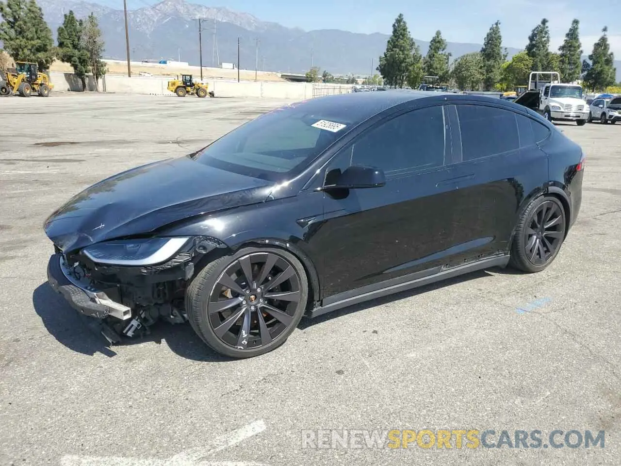 1 Photograph of a damaged car 7SAXCBE54NF328880 TESLA MODEL X 2022