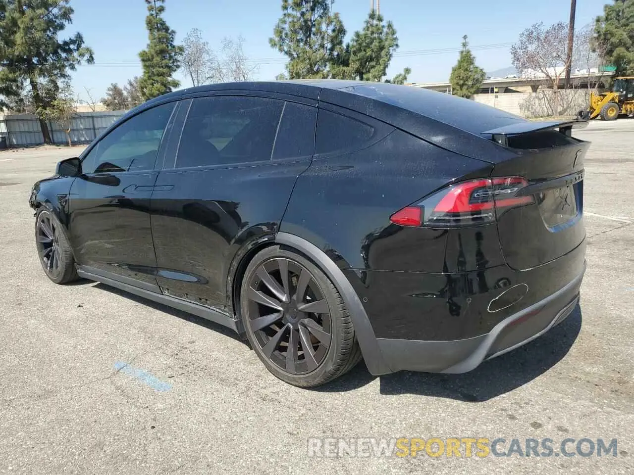 2 Photograph of a damaged car 7SAXCBE54NF328880 TESLA MODEL X 2022