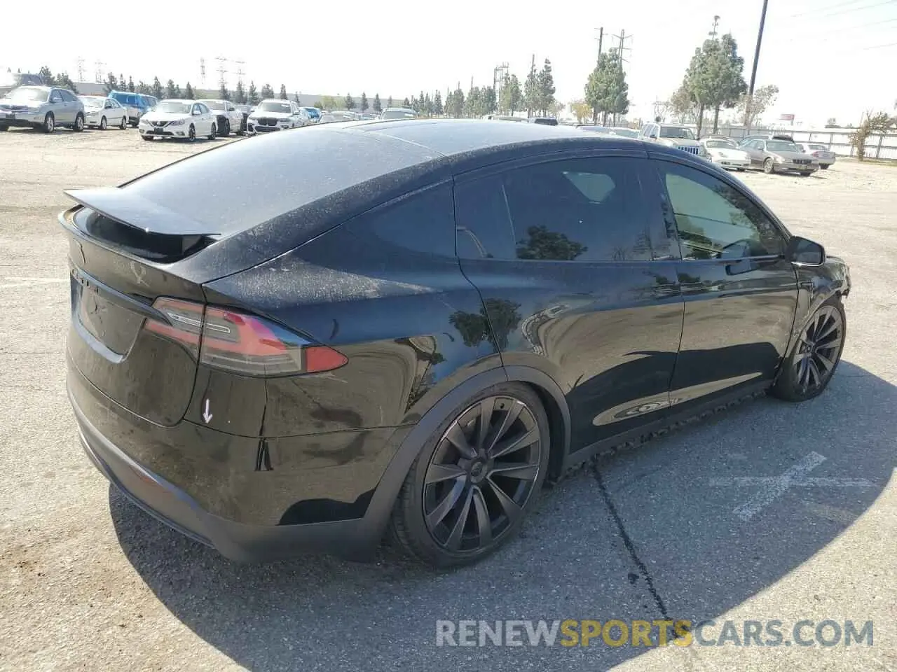3 Photograph of a damaged car 7SAXCBE54NF328880 TESLA MODEL X 2022