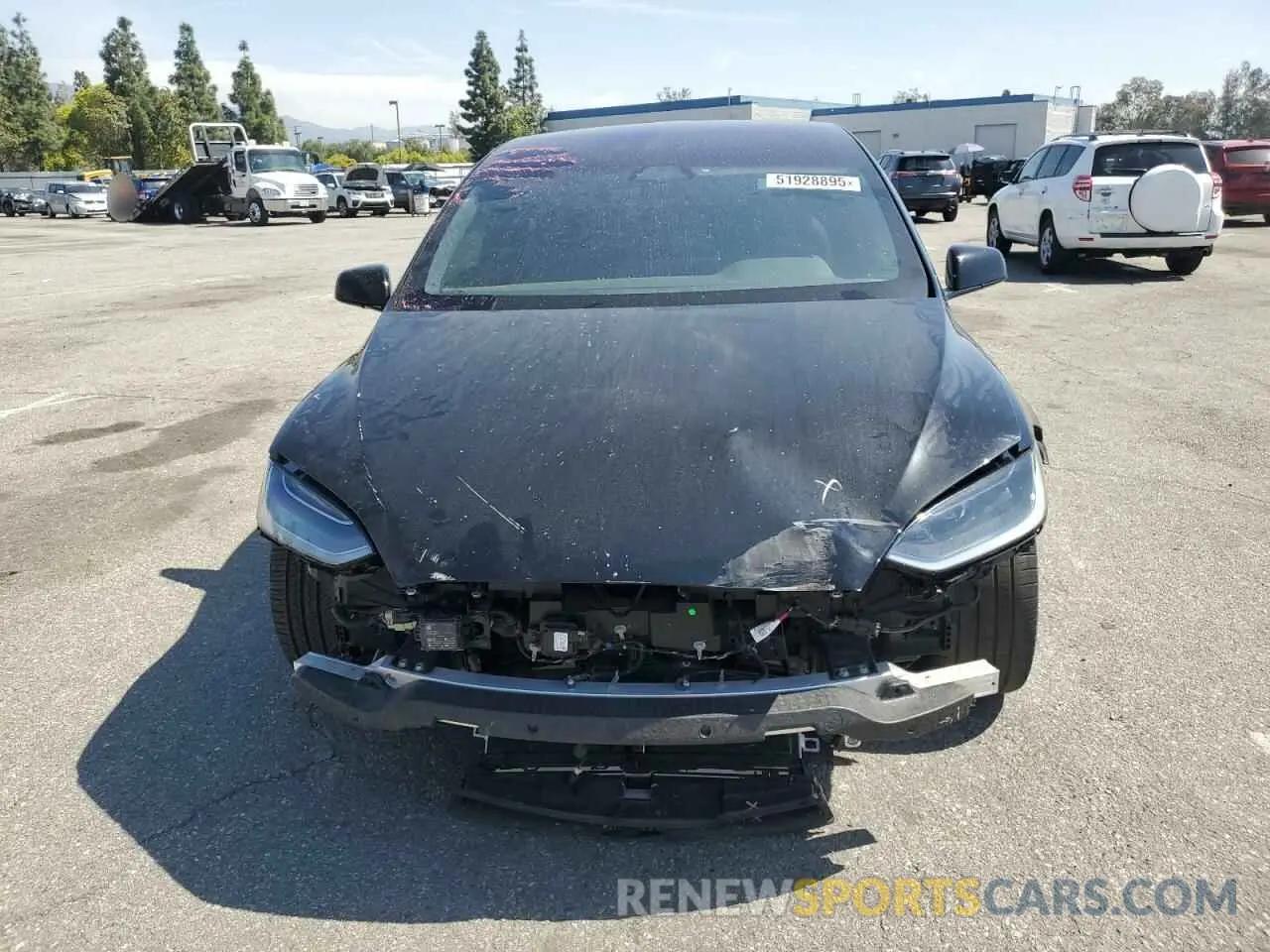 5 Photograph of a damaged car 7SAXCBE54NF328880 TESLA MODEL X 2022