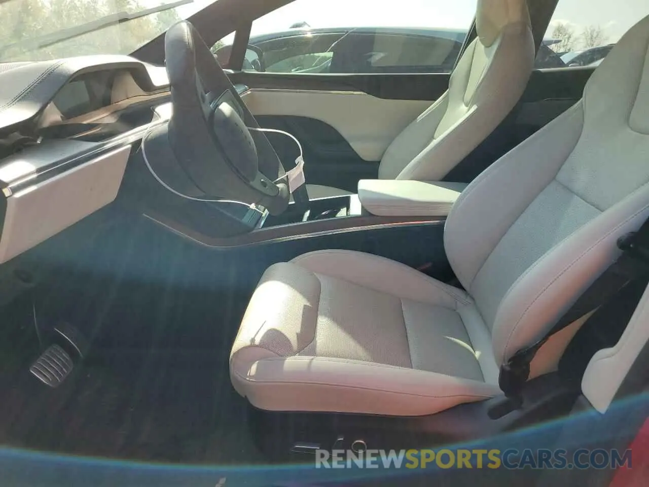7 Photograph of a damaged car 7SAXCBE55NF328970 TESLA MODEL X 2022