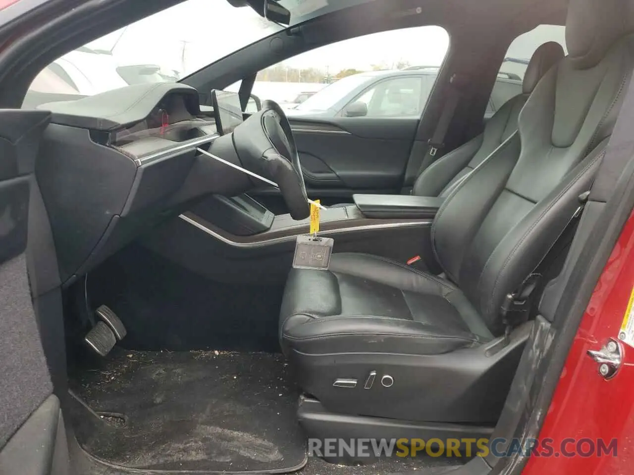7 Photograph of a damaged car 7SAXCBE55NF354825 TESLA MODEL X 2022