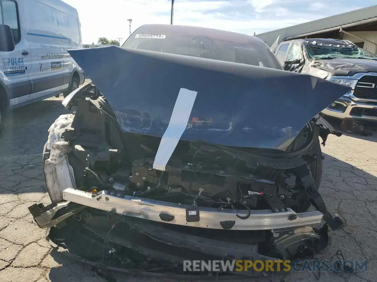 5 Photograph of a damaged car 7SAXCBE55NF361421 TESLA MODEL X 2022