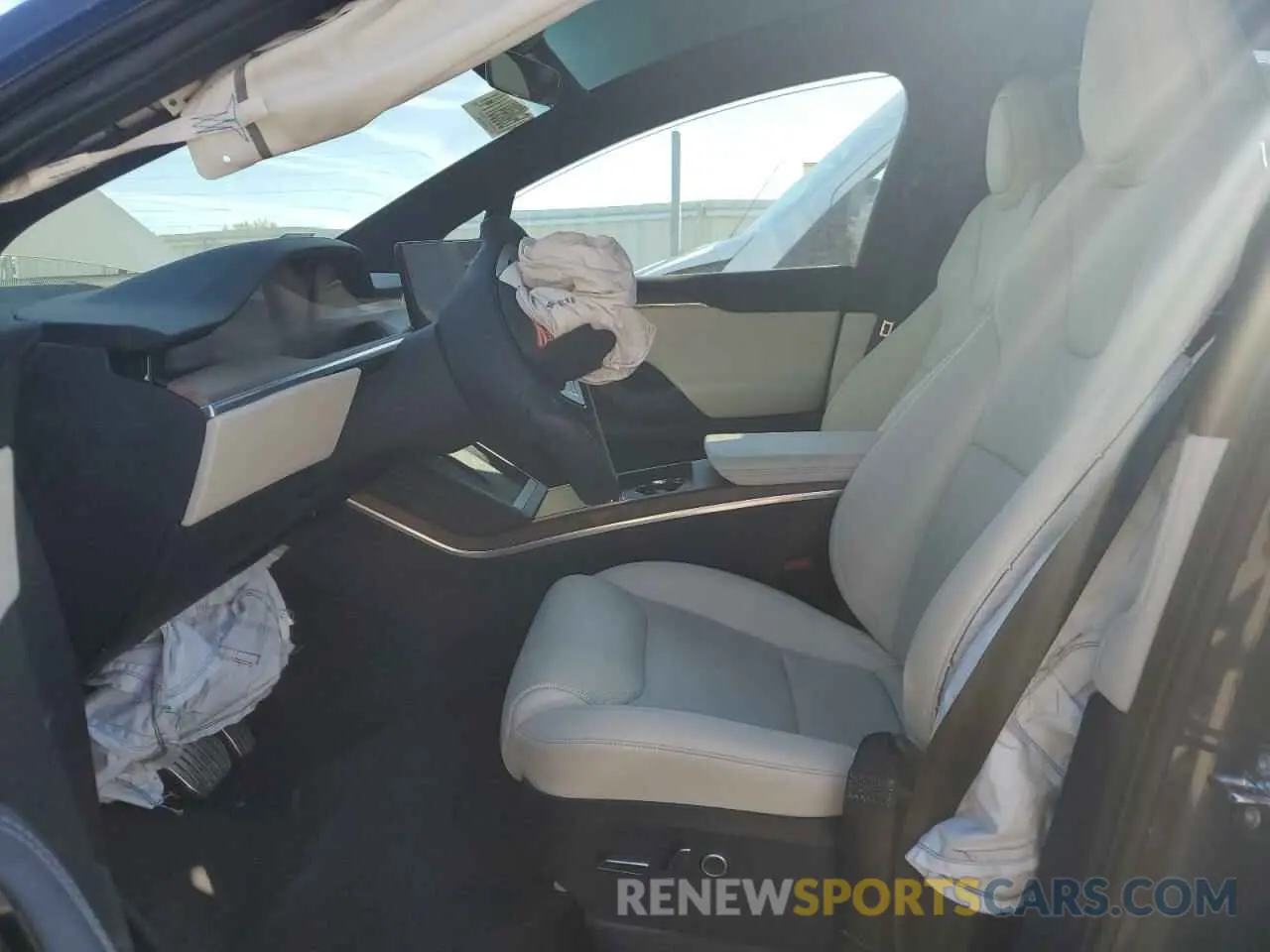 7 Photograph of a damaged car 7SAXCBE55NF361421 TESLA MODEL X 2022