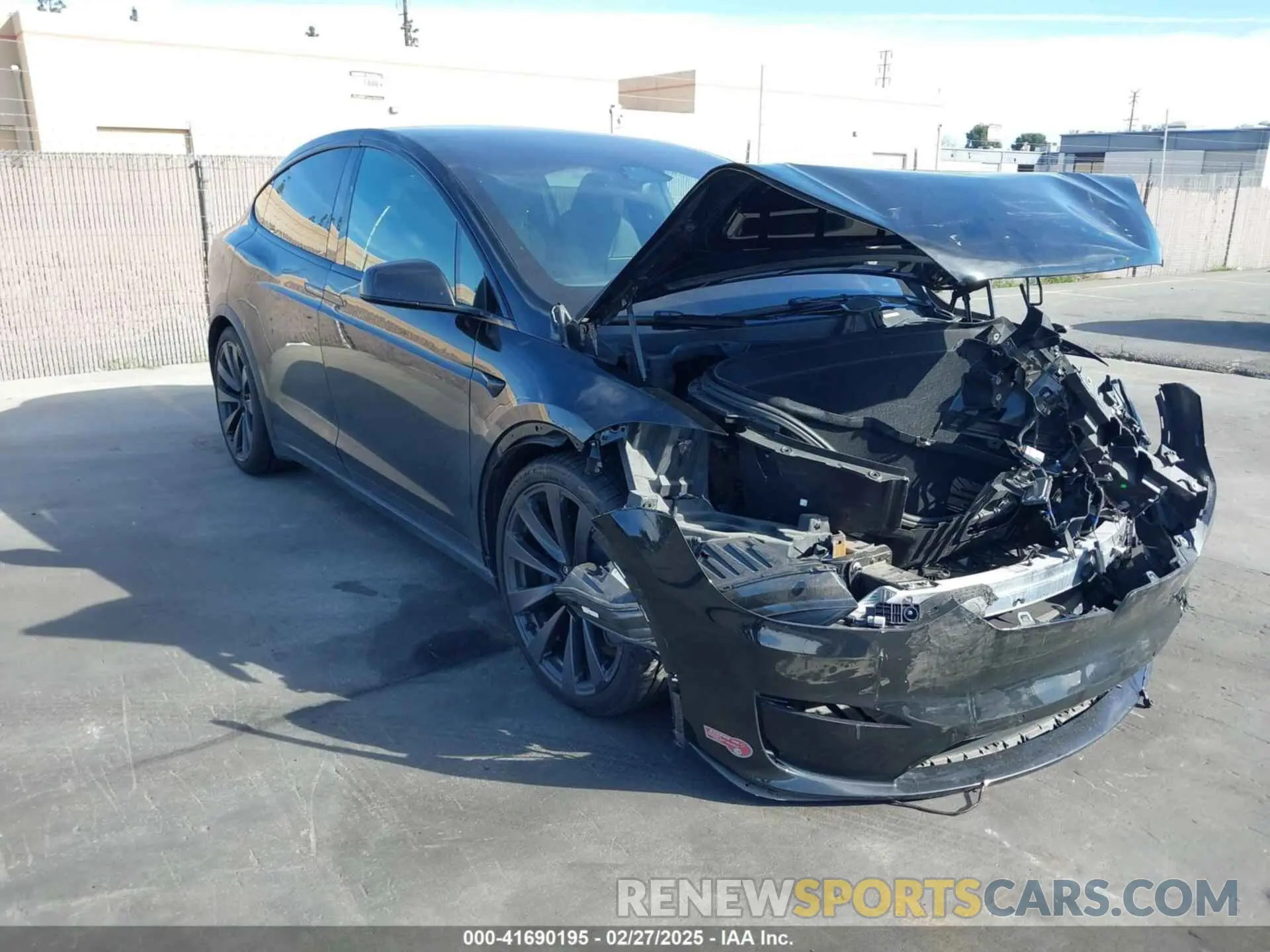 1 Photograph of a damaged car 7SAXCBE56NF330162 TESLA MODEL X 2022