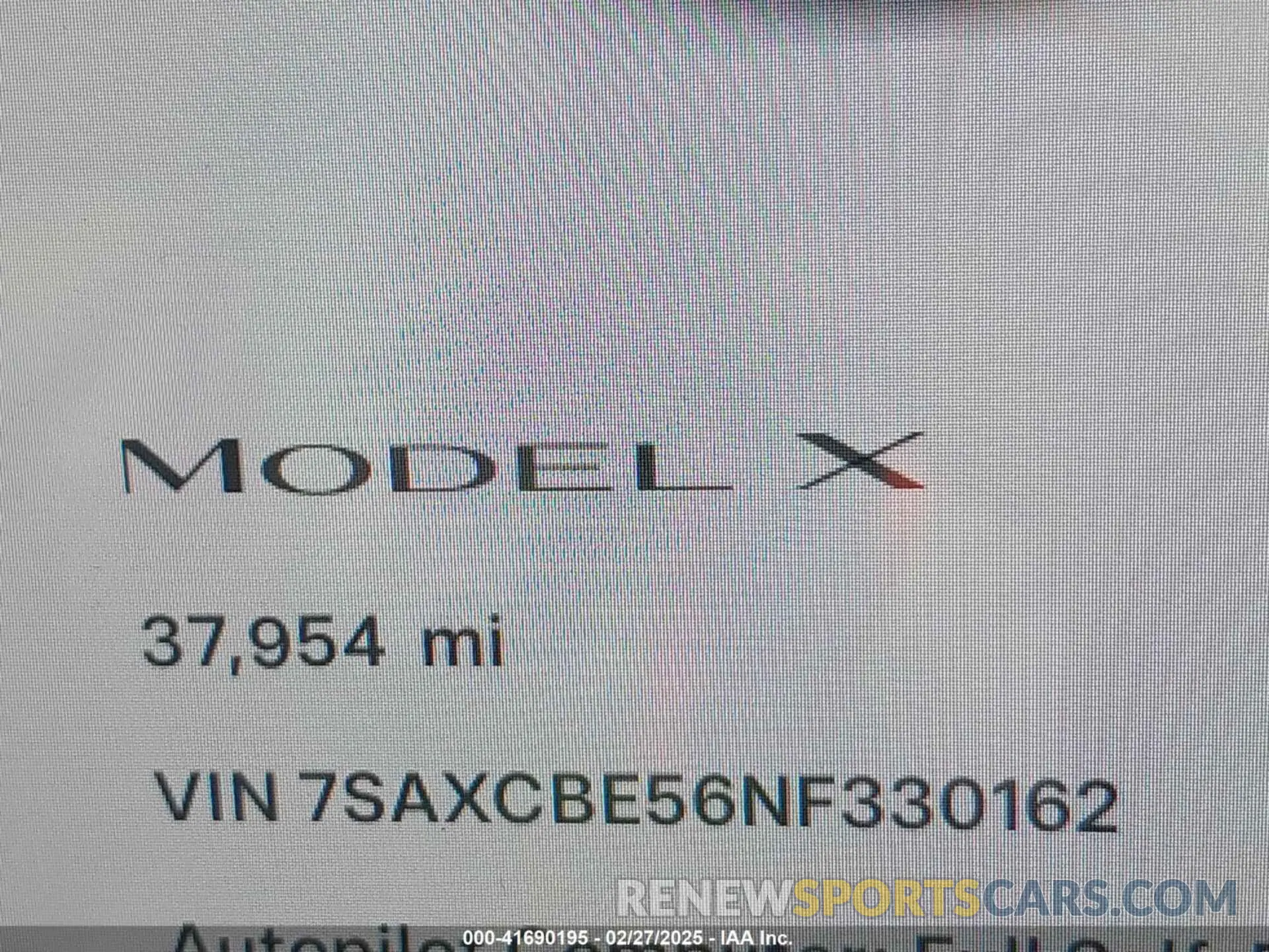 13 Photograph of a damaged car 7SAXCBE56NF330162 TESLA MODEL X 2022