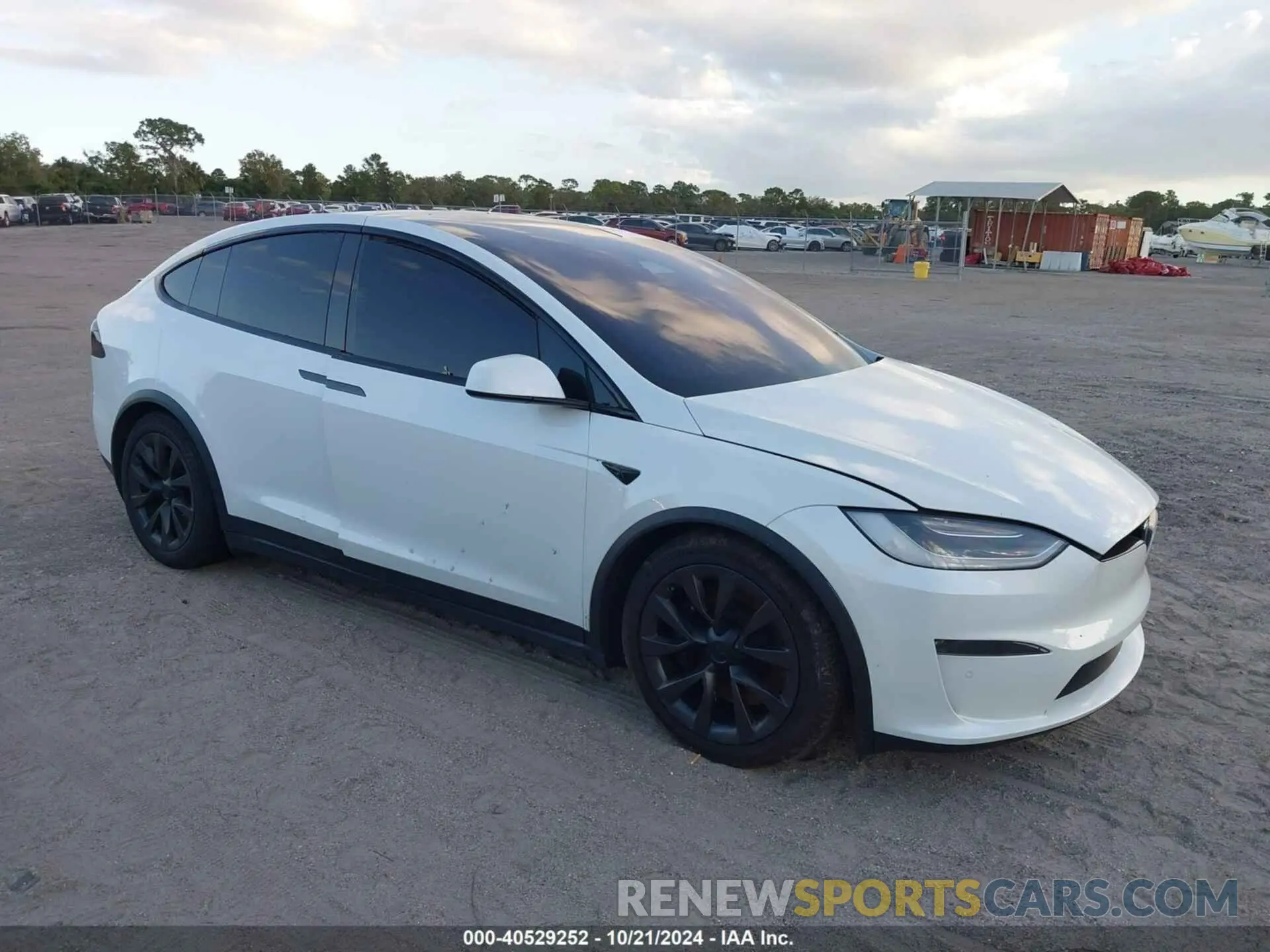 1 Photograph of a damaged car 7SAXCBE56NF344045 TESLA MODEL X 2022