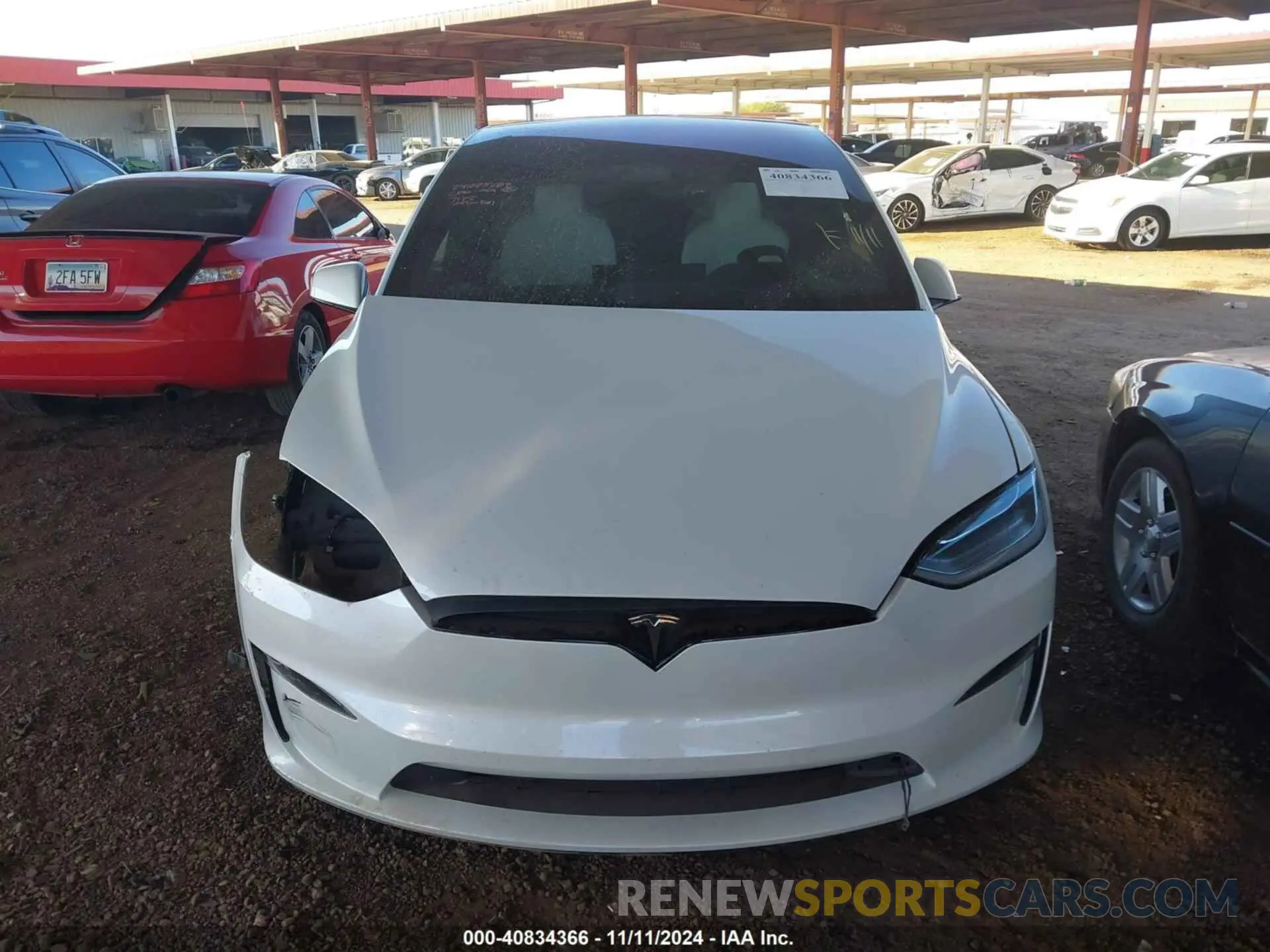11 Photograph of a damaged car 7SAXCBE57NF327125 TESLA MODEL X 2022