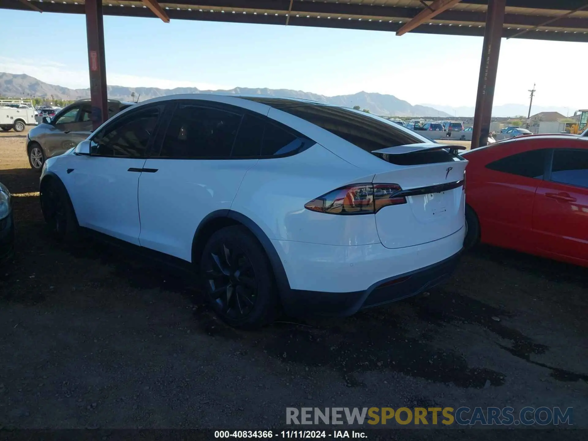 3 Photograph of a damaged car 7SAXCBE57NF327125 TESLA MODEL X 2022