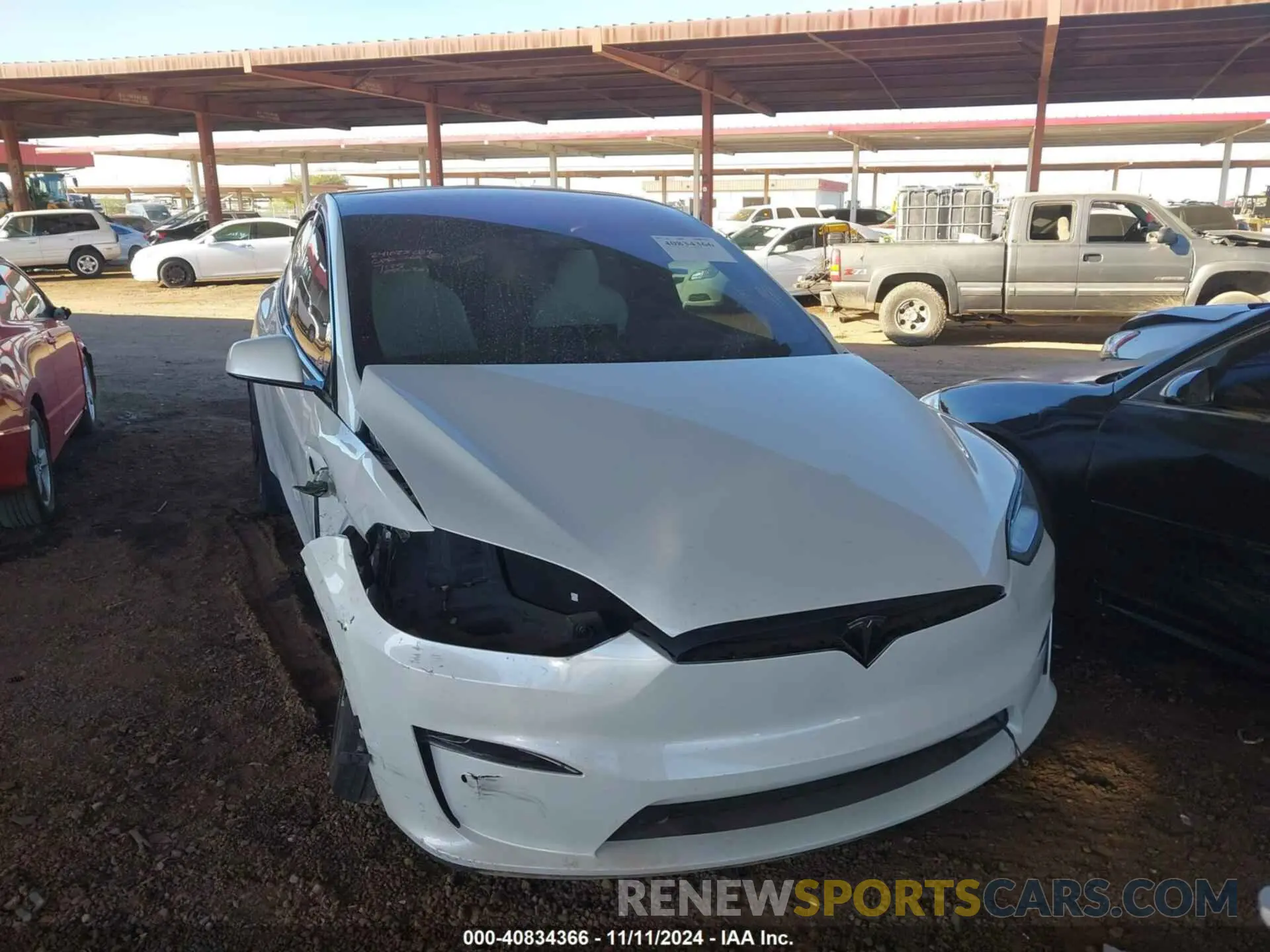 6 Photograph of a damaged car 7SAXCBE57NF327125 TESLA MODEL X 2022