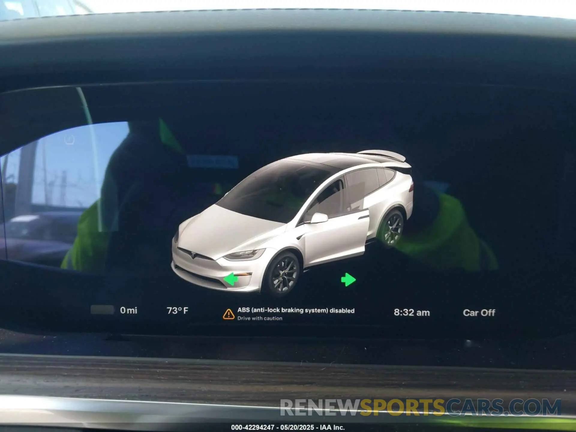 7 Photograph of a damaged car 7SAXCBE57NF337329 TESLA MODEL X 2022