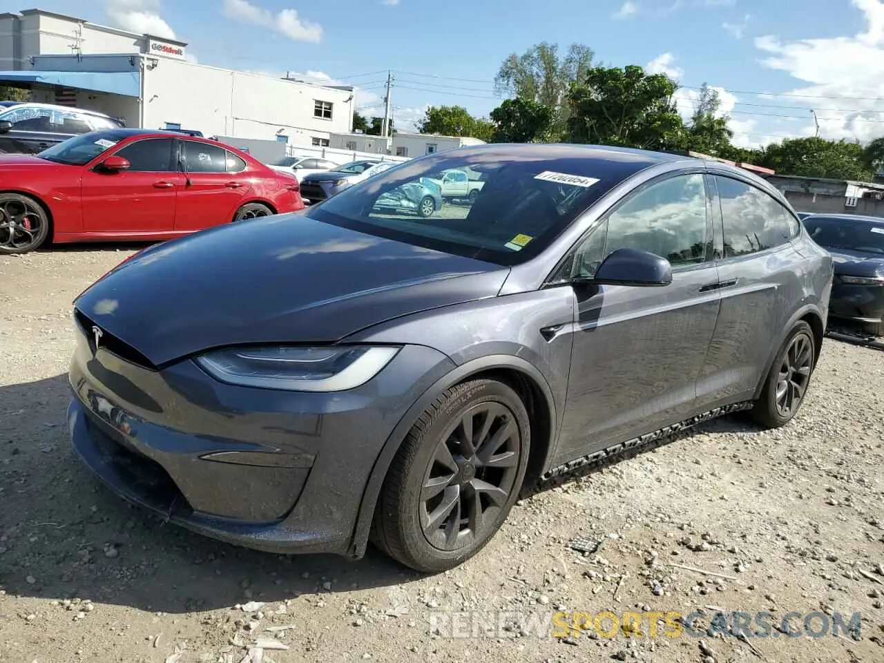 1 Photograph of a damaged car 7SAXCBE58NF335072 TESLA MODEL X 2022