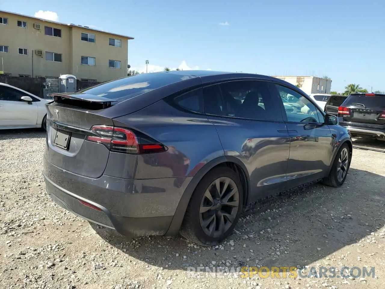 3 Photograph of a damaged car 7SAXCBE58NF335072 TESLA MODEL X 2022