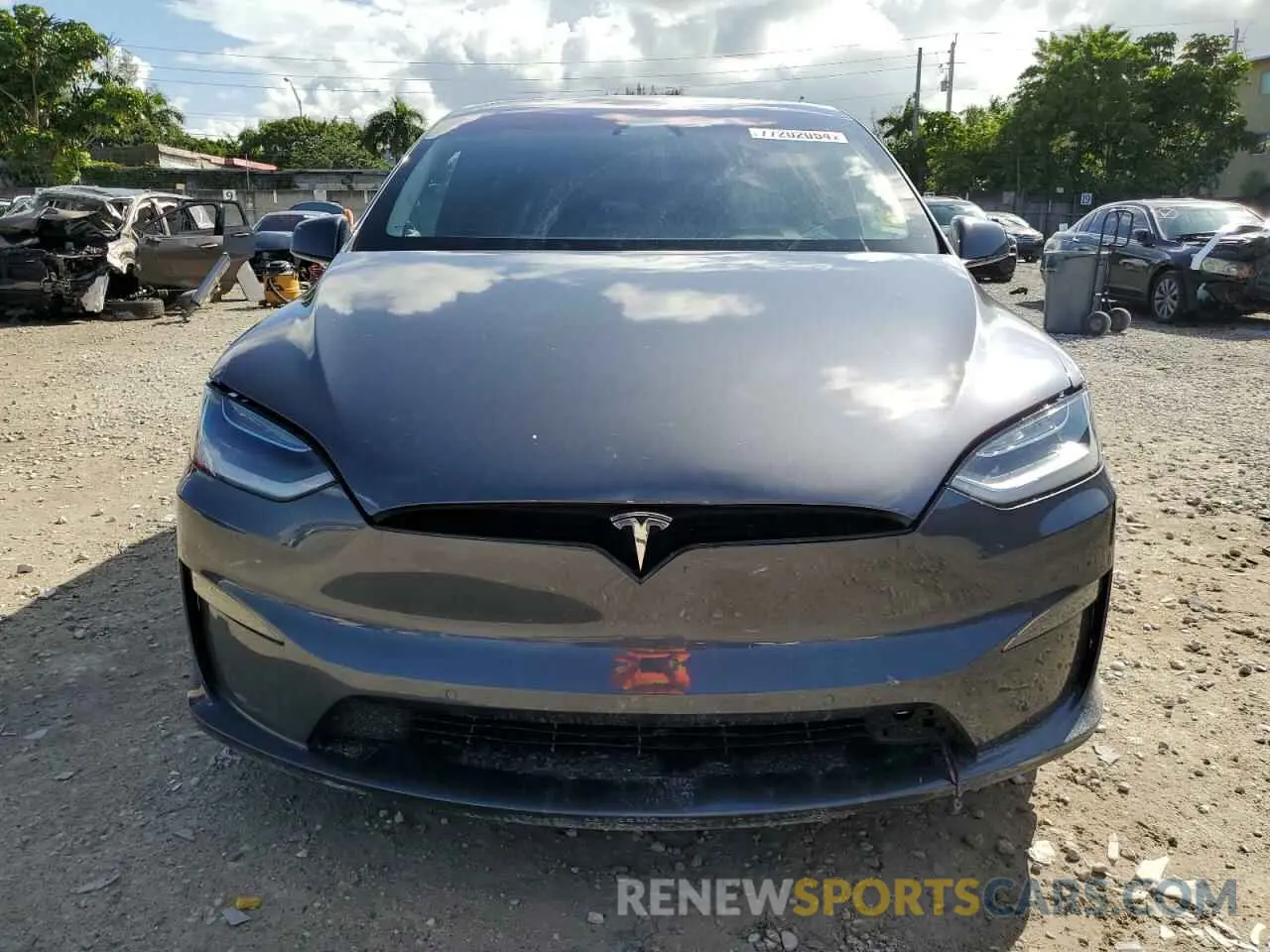 5 Photograph of a damaged car 7SAXCBE58NF335072 TESLA MODEL X 2022