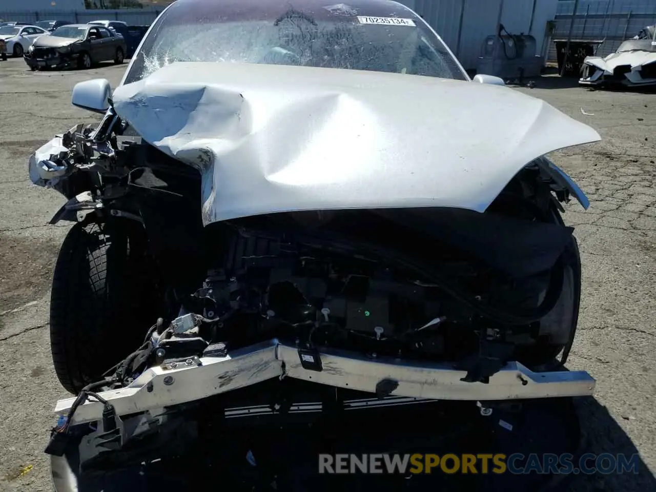 11 Photograph of a damaged car 7SAXCBE59NF328695 TESLA MODEL X 2022