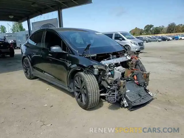 14 Photograph of a damaged car 7SAXCBE59NF330091 TESLA MODEL X 2022