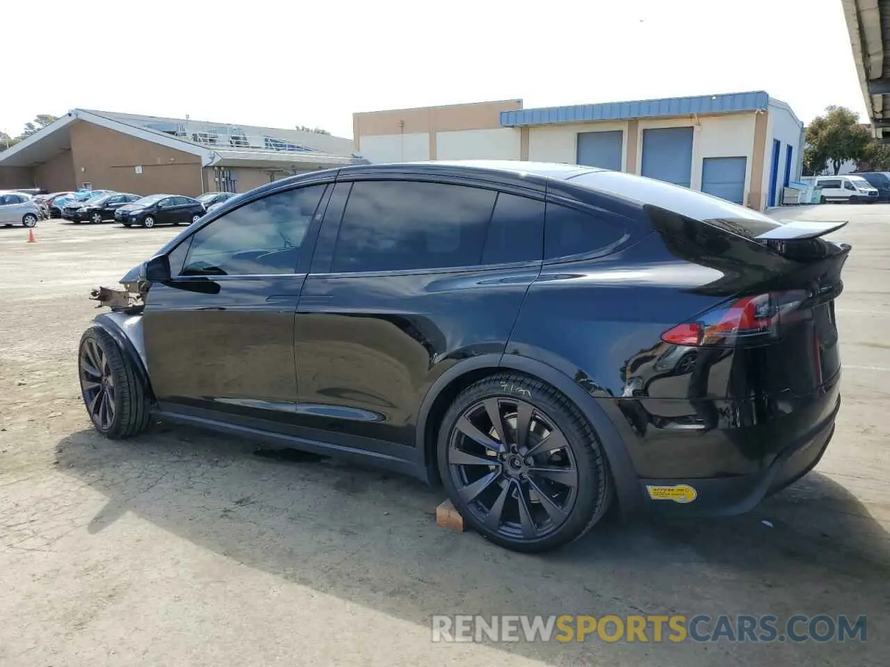 2 Photograph of a damaged car 7SAXCBE59NF330091 TESLA MODEL X 2022