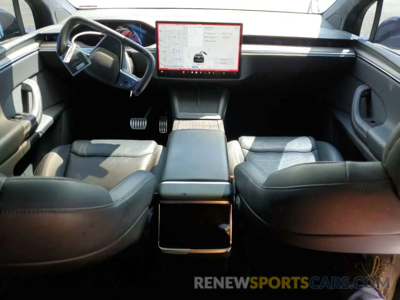 8 Photograph of a damaged car 7SAXCBE59NF330091 TESLA MODEL X 2022