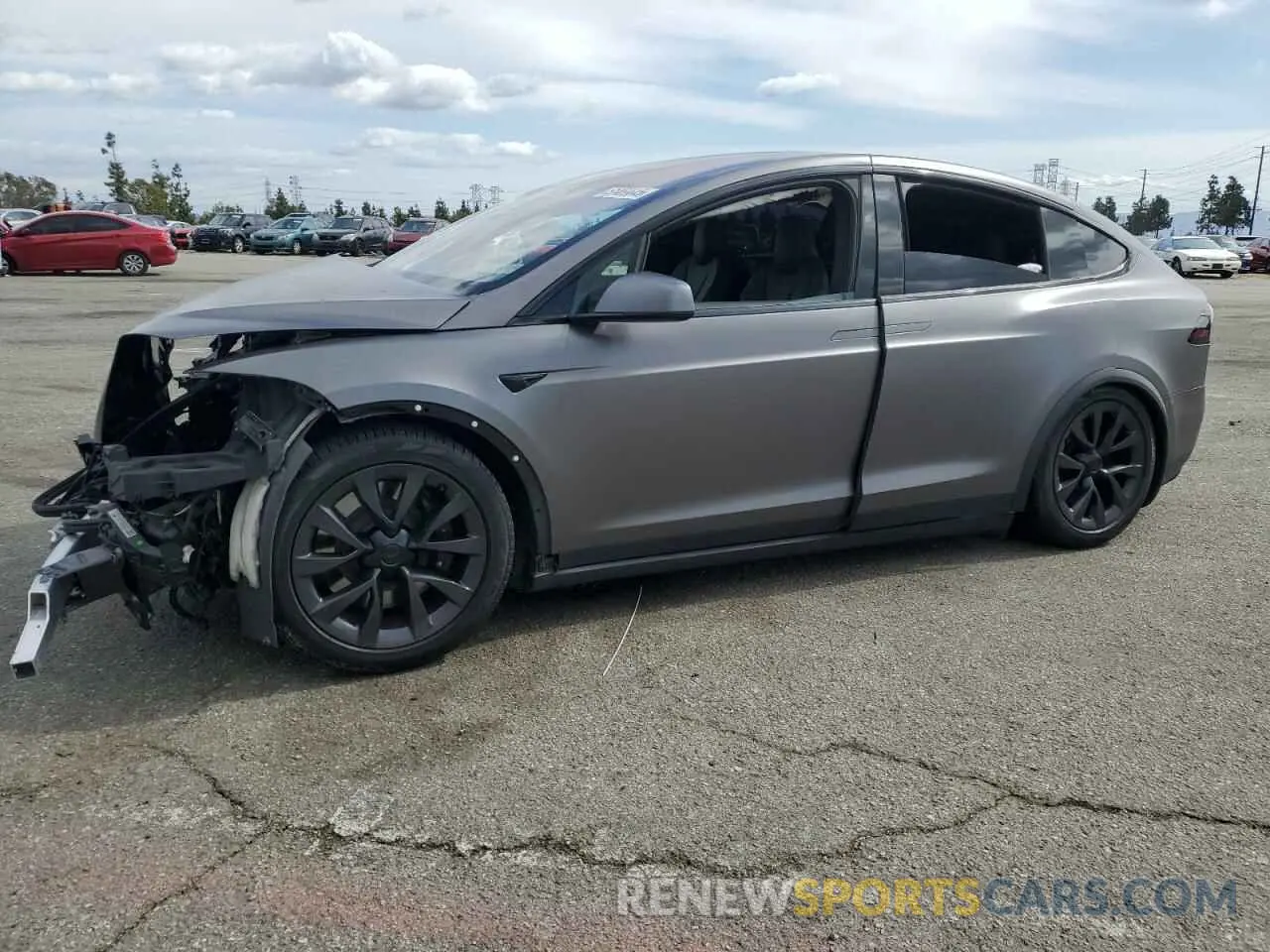 1 Photograph of a damaged car 7SAXCBE59NF362510 TESLA MODEL X 2022