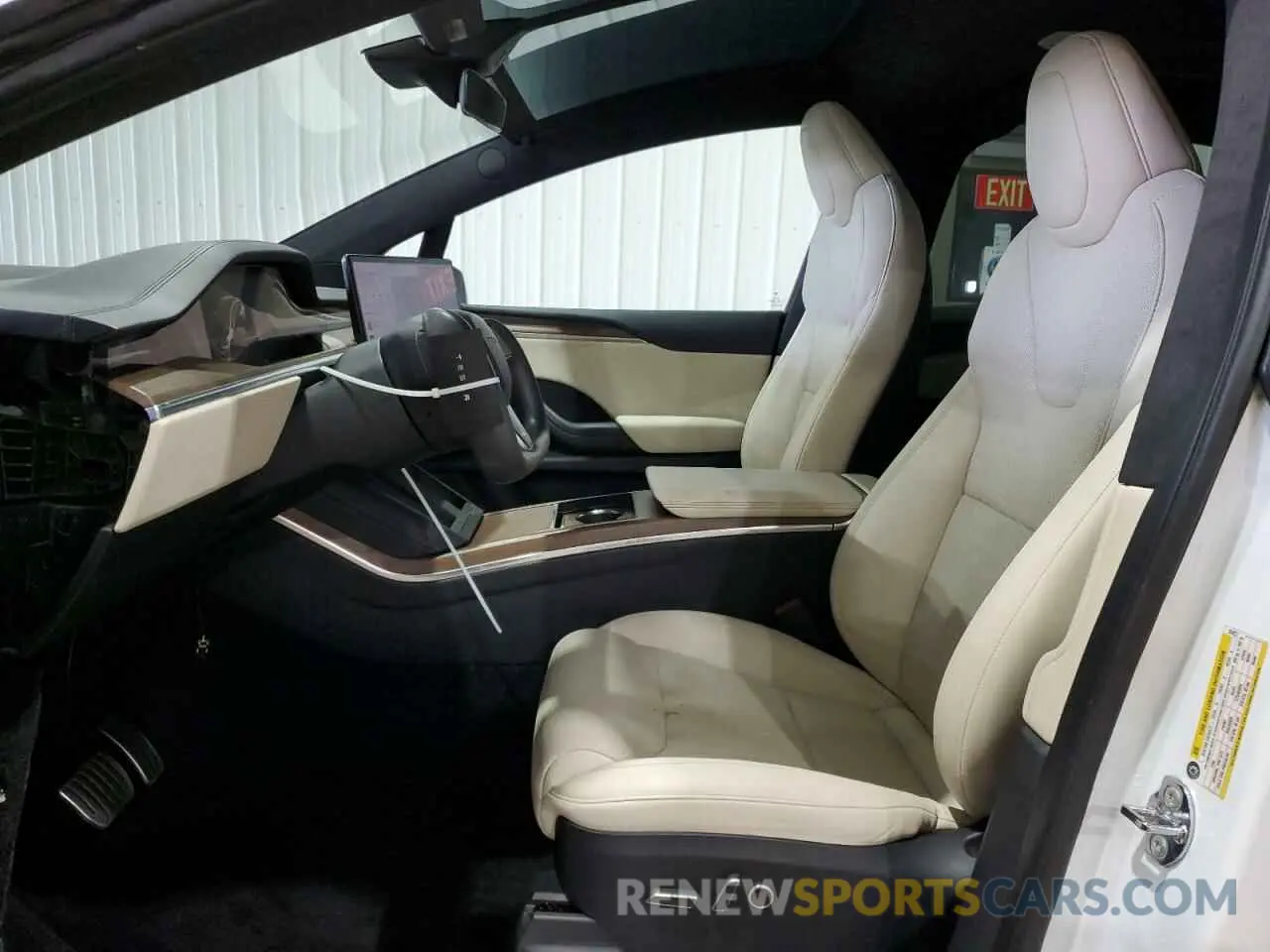 7 Photograph of a damaged car 7SAXCBE5XNF354237 TESLA MODEL X 2022