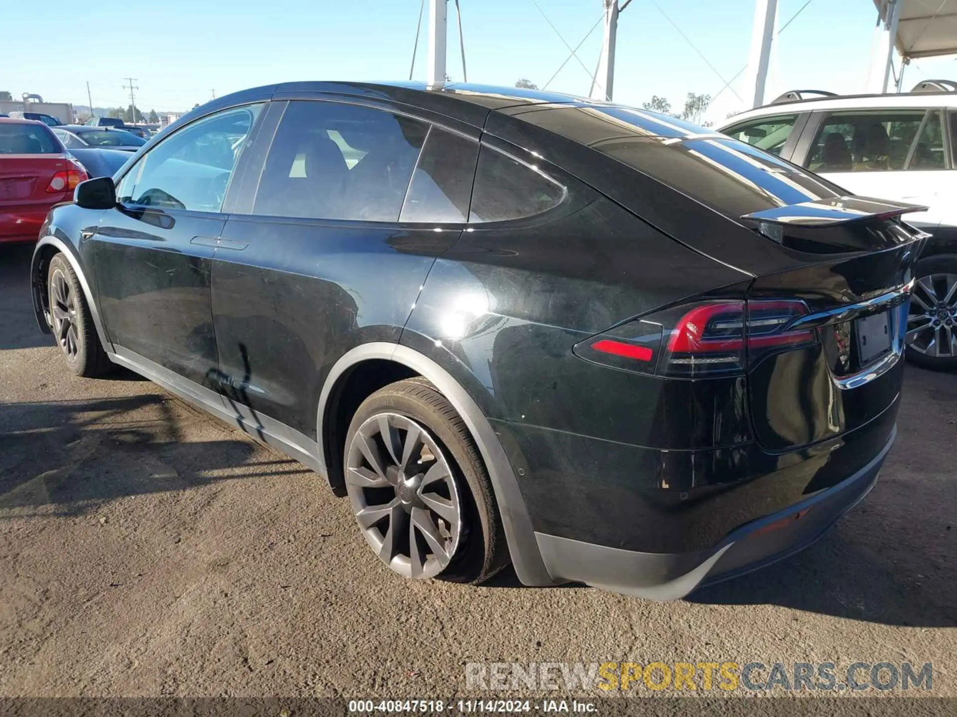 3 Photograph of a damaged car 7SAXCBE60NF351288 TESLA MODEL X 2022