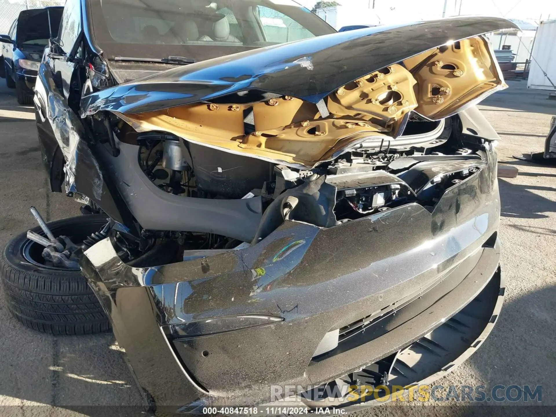 6 Photograph of a damaged car 7SAXCBE60NF351288 TESLA MODEL X 2022