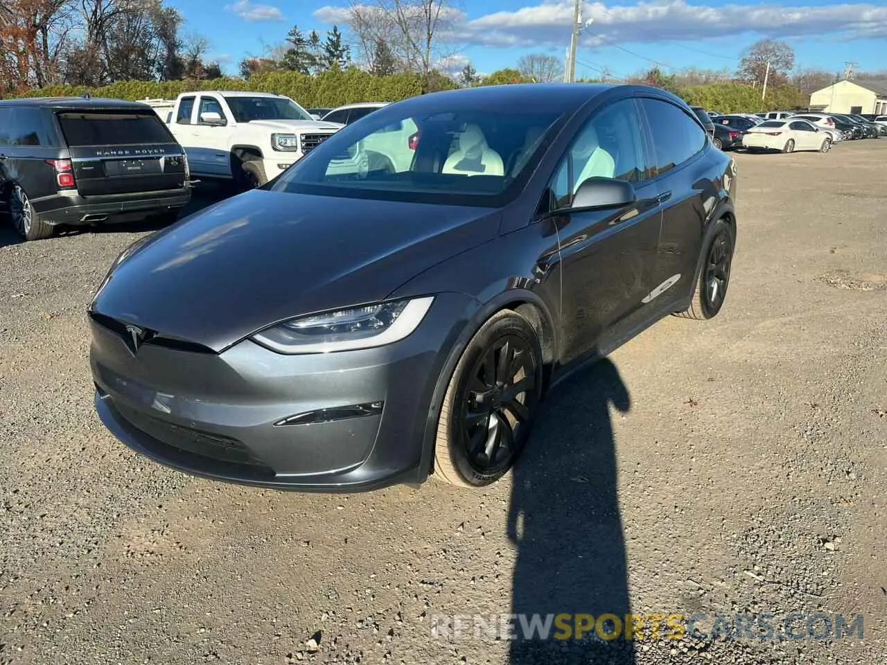 1 Photograph of a damaged car 7SAXCBE61NF358296 TESLA MODEL X 2022