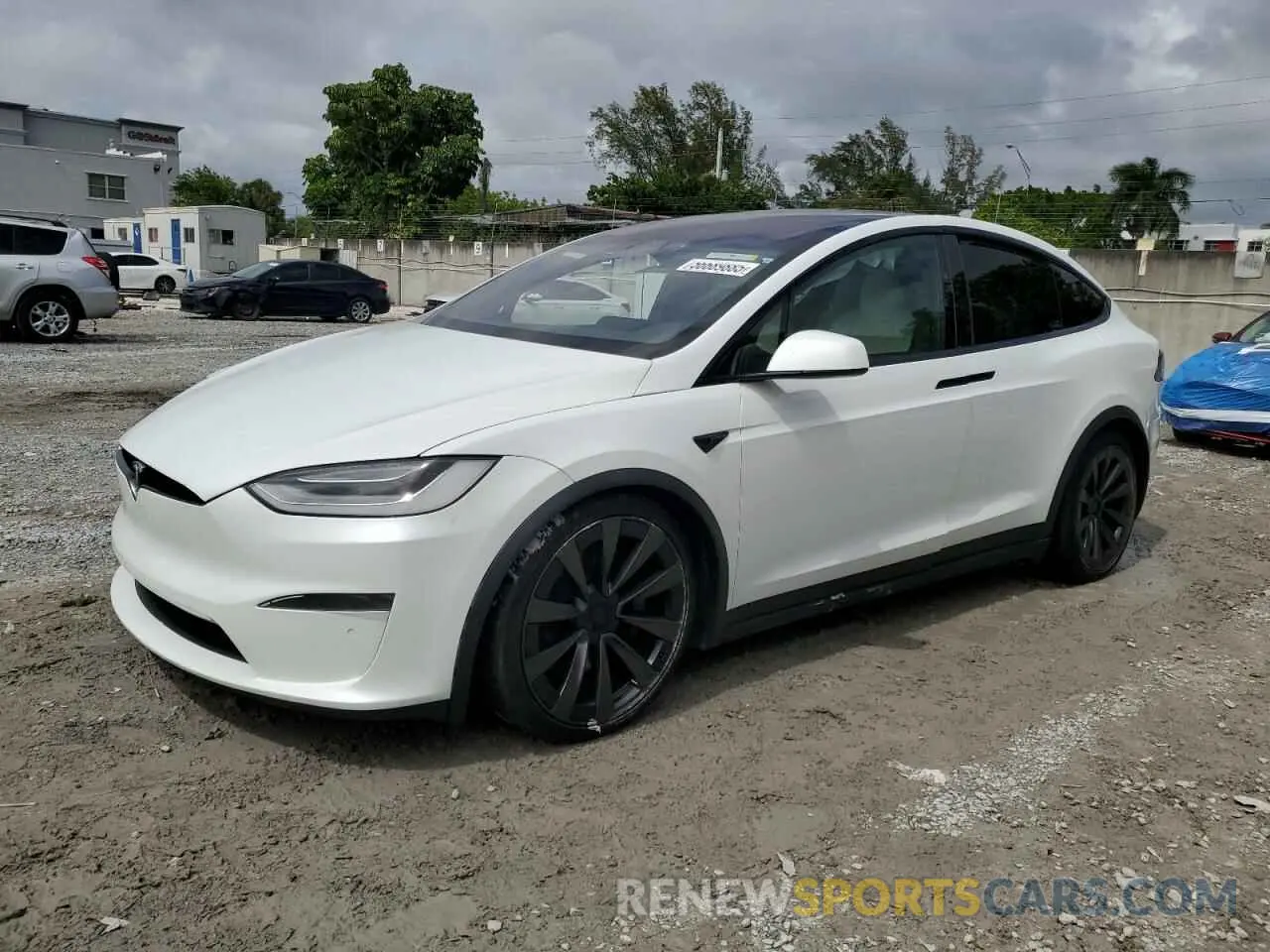 1 Photograph of a damaged car 7SAXCBE62NF331639 TESLA MODEL X 2022