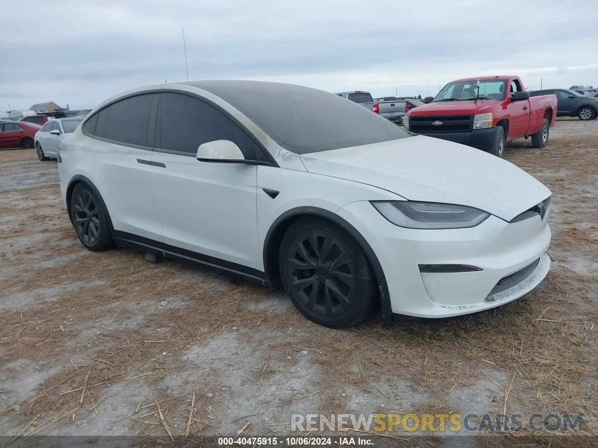 1 Photograph of a damaged car 7SAXCBE62NF333598 TESLA MODEL X 2022