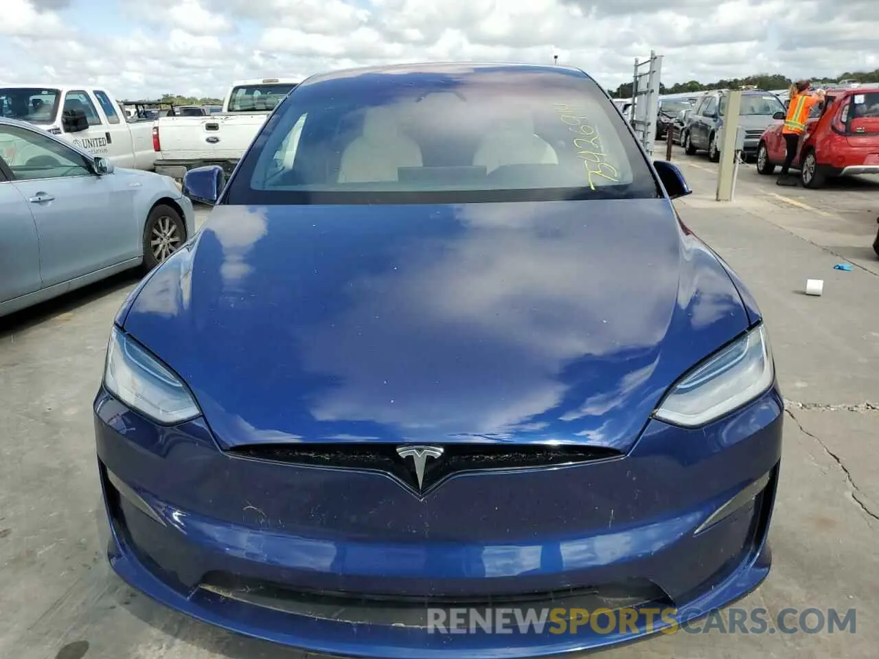 5 Photograph of a damaged car 7SAXCBE64NF329505 TESLA MODEL X 2022