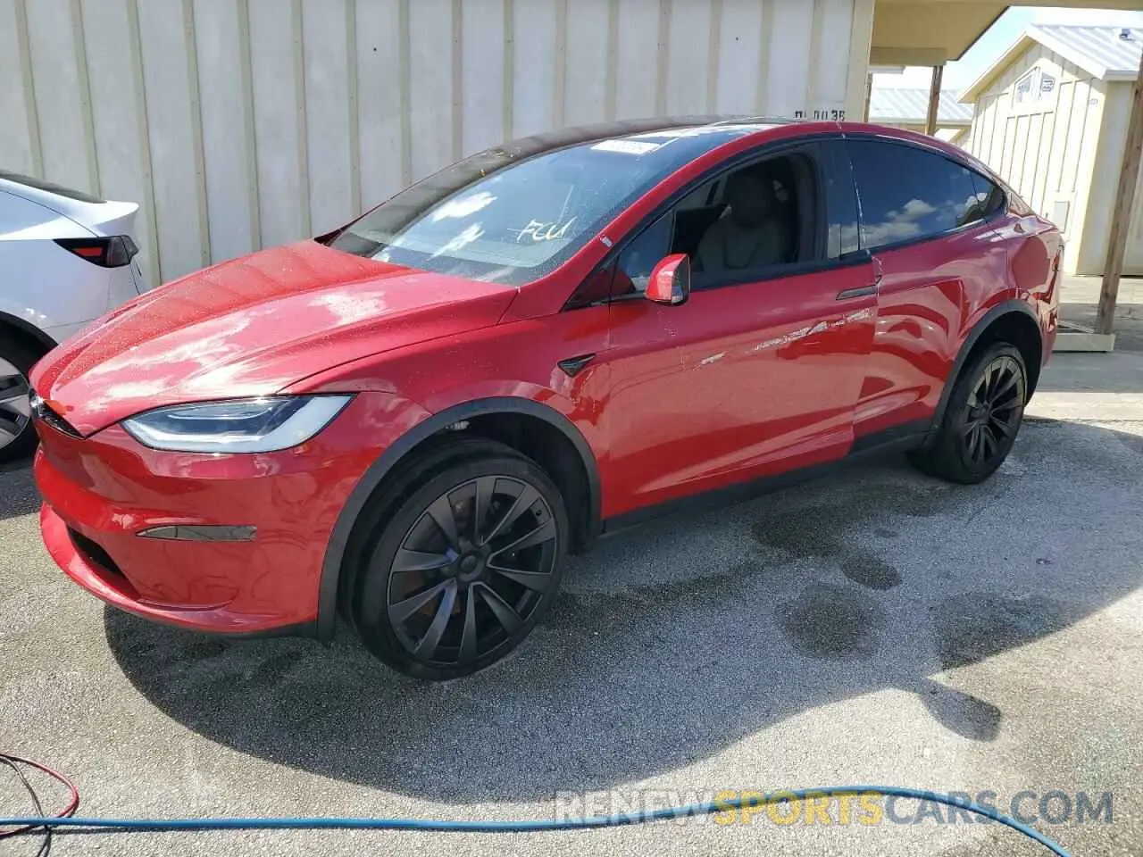 1 Photograph of a damaged car 7SAXCBE64NF358499 TESLA MODEL X 2022