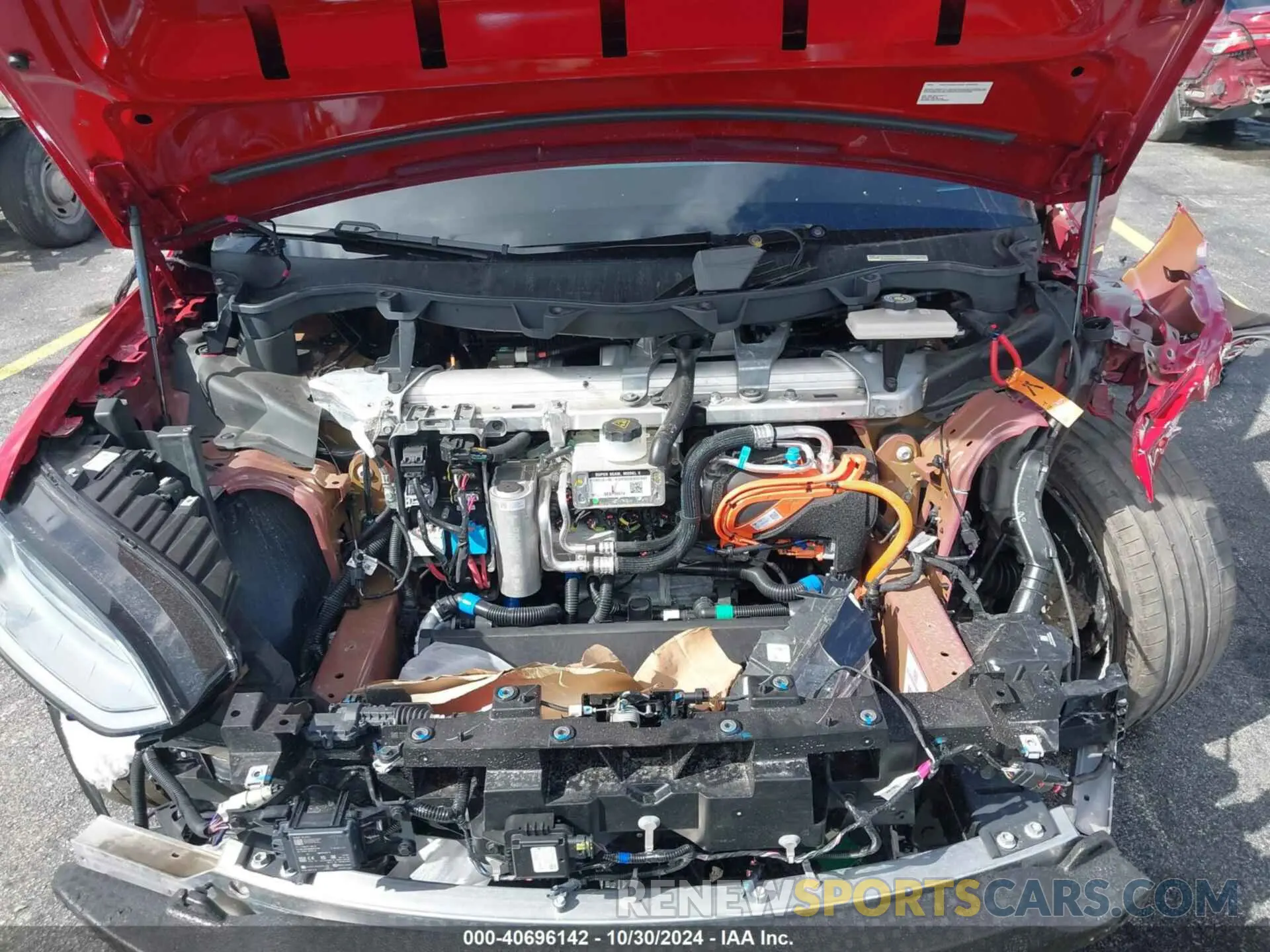 10 Photograph of a damaged car 7SAXCBE65NF332929 TESLA MODEL X 2022
