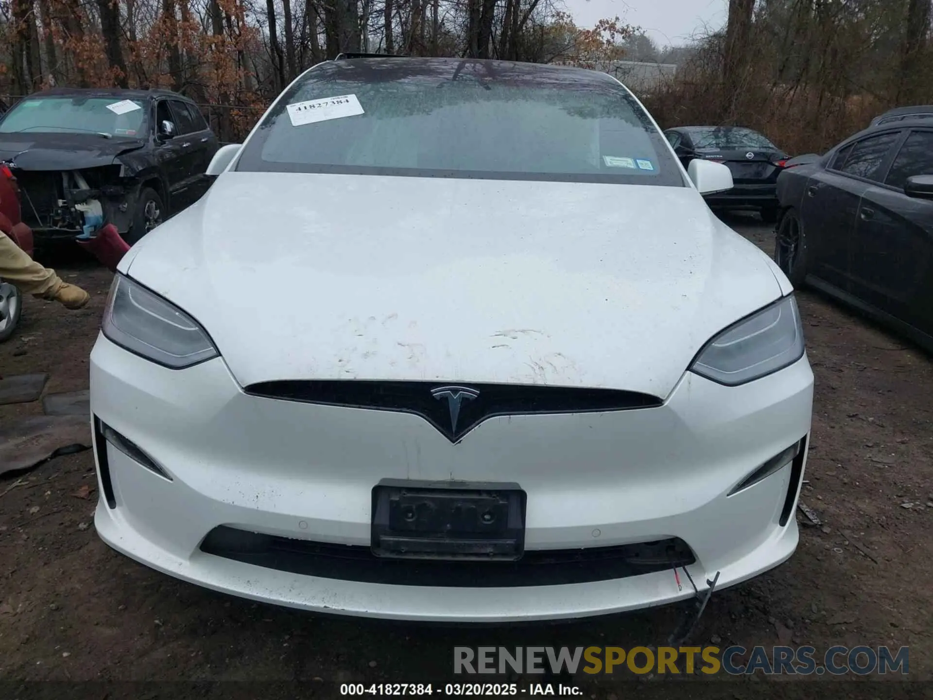 12 Photograph of a damaged car 7SAXCBE65NF341601 TESLA MODEL X 2022