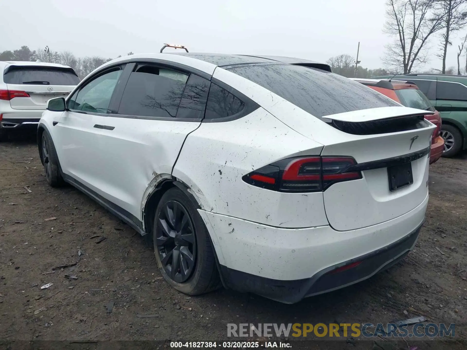 3 Photograph of a damaged car 7SAXCBE65NF341601 TESLA MODEL X 2022