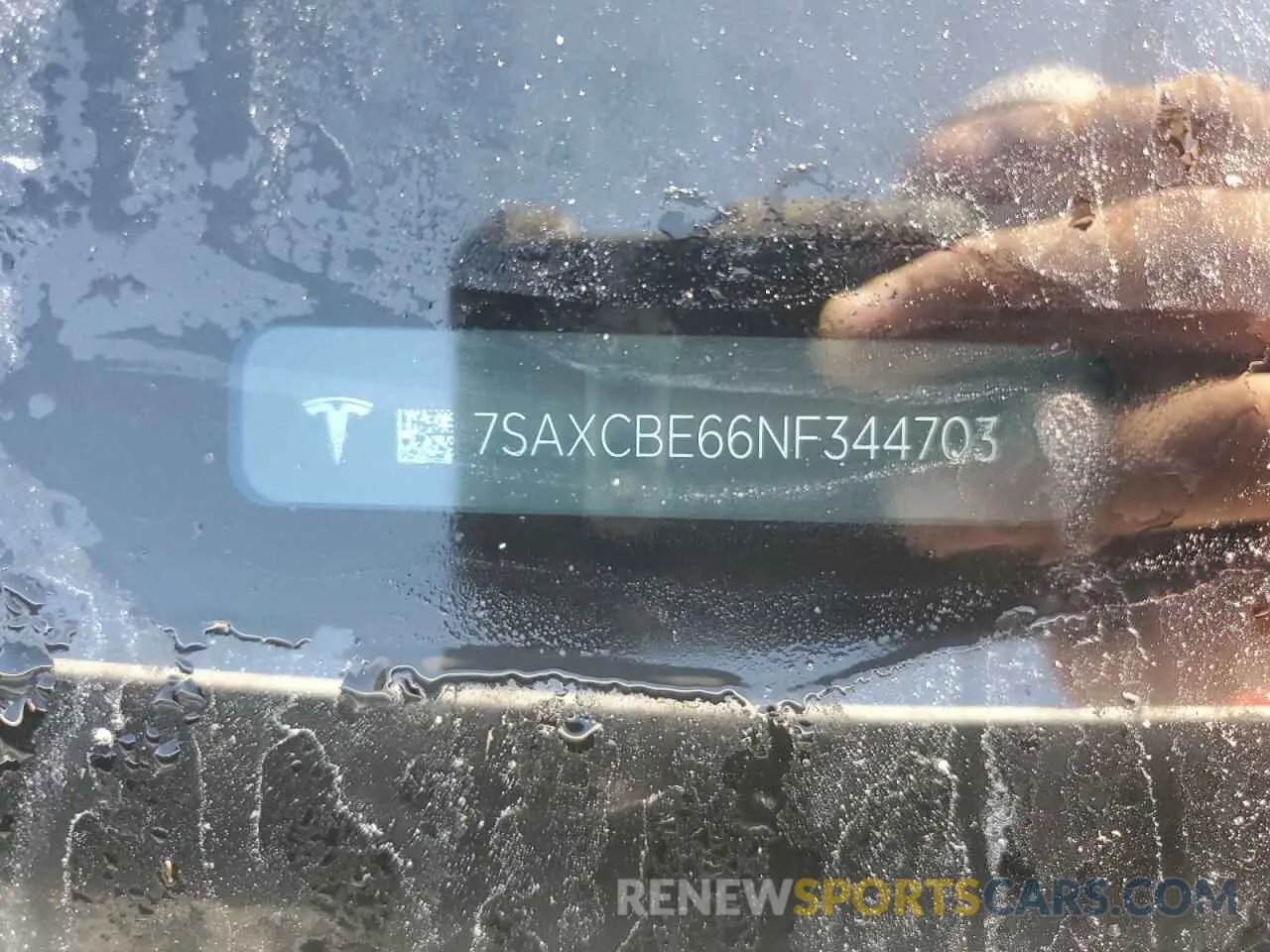 14 Photograph of a damaged car 7SAXCBE66NF344703 TESLA MODEL X 2022
