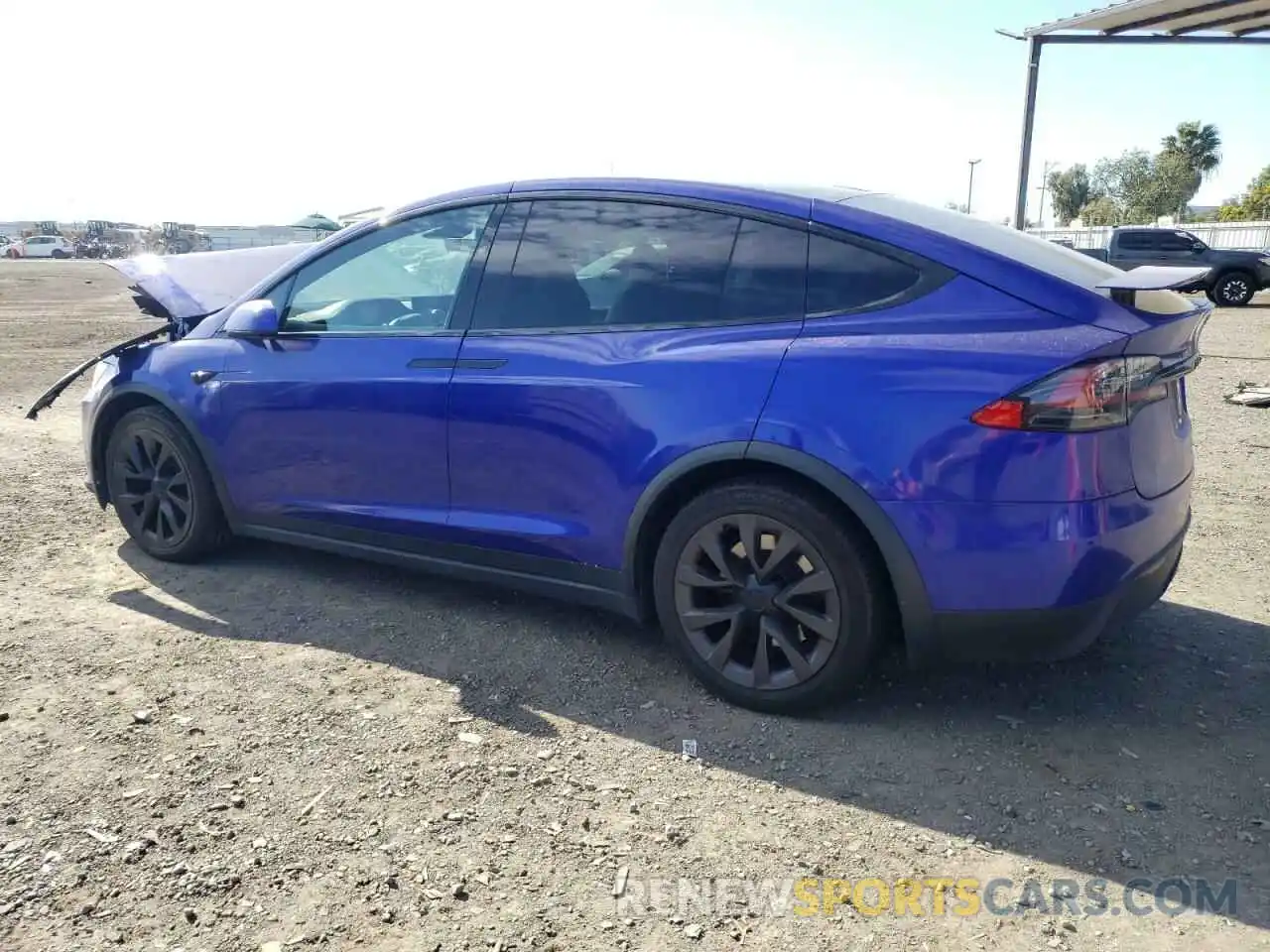 2 Photograph of a damaged car 7SAXCBE67NF331653 TESLA MODEL X 2022