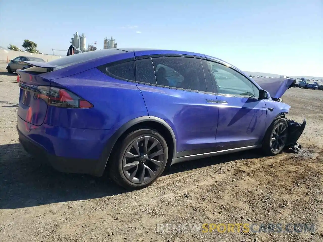 3 Photograph of a damaged car 7SAXCBE67NF331653 TESLA MODEL X 2022