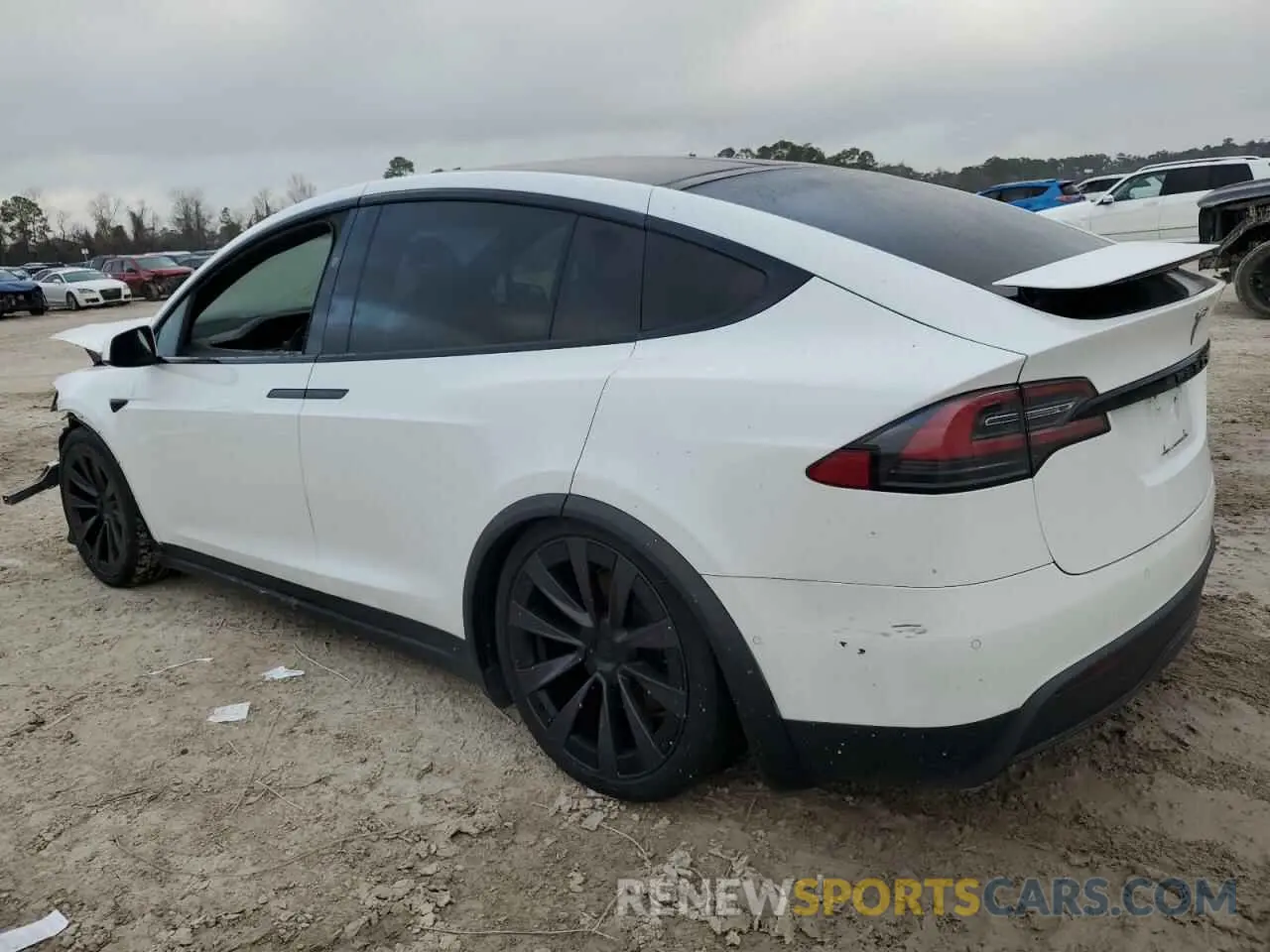 2 Photograph of a damaged car 7SAXCBE67NF333239 TESLA MODEL X 2022