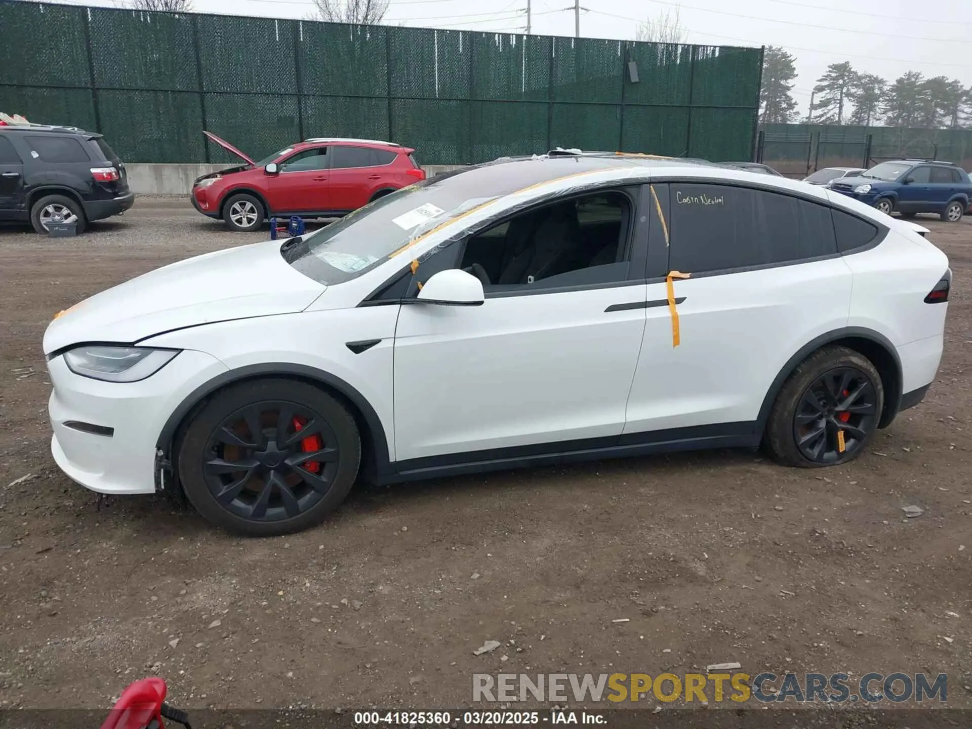 14 Photograph of a damaged car 7SAXCBE67NF339557 TESLA MODEL X 2022