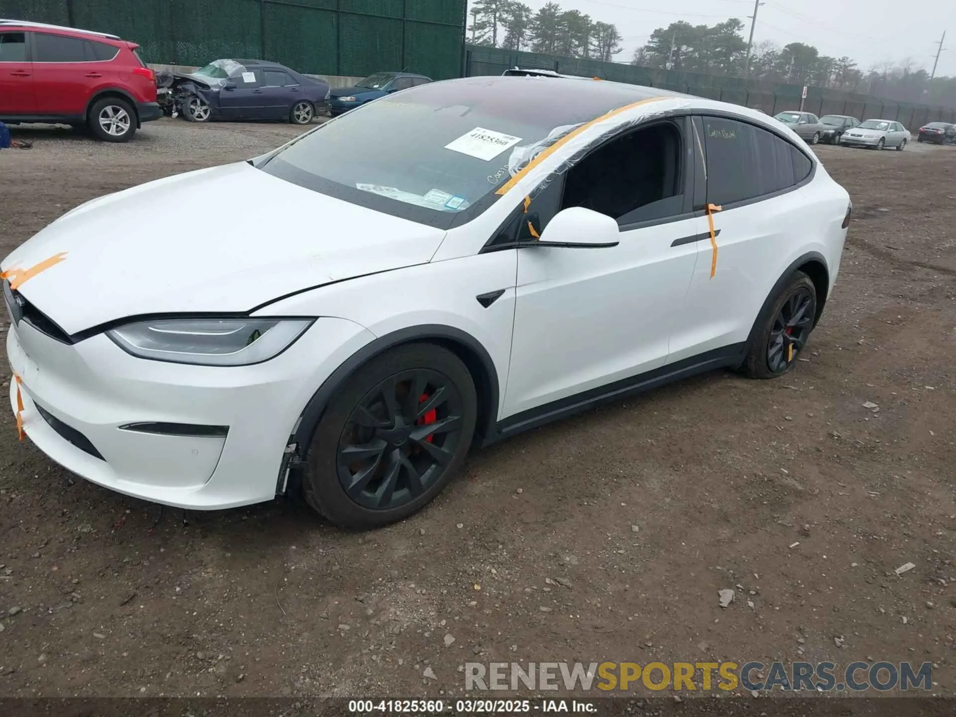 2 Photograph of a damaged car 7SAXCBE67NF339557 TESLA MODEL X 2022