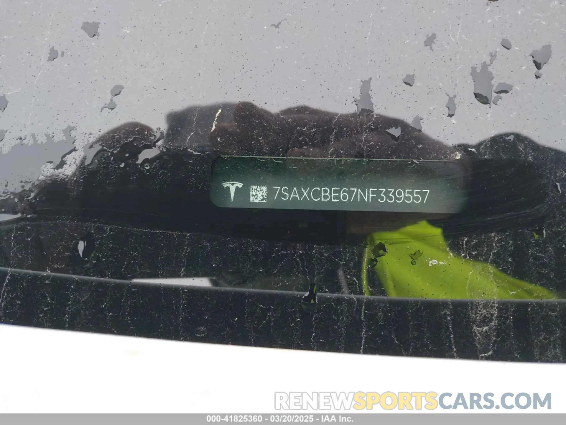 20 Photograph of a damaged car 7SAXCBE67NF339557 TESLA MODEL X 2022