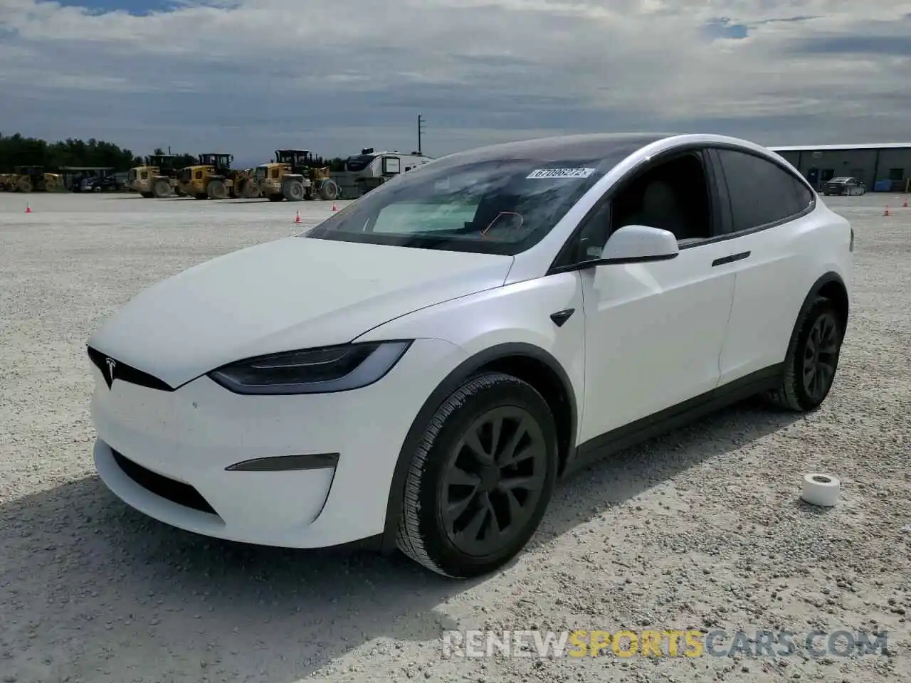 1 Photograph of a damaged car 7SAXCBE67NF353216 TESLA MODEL X 2022