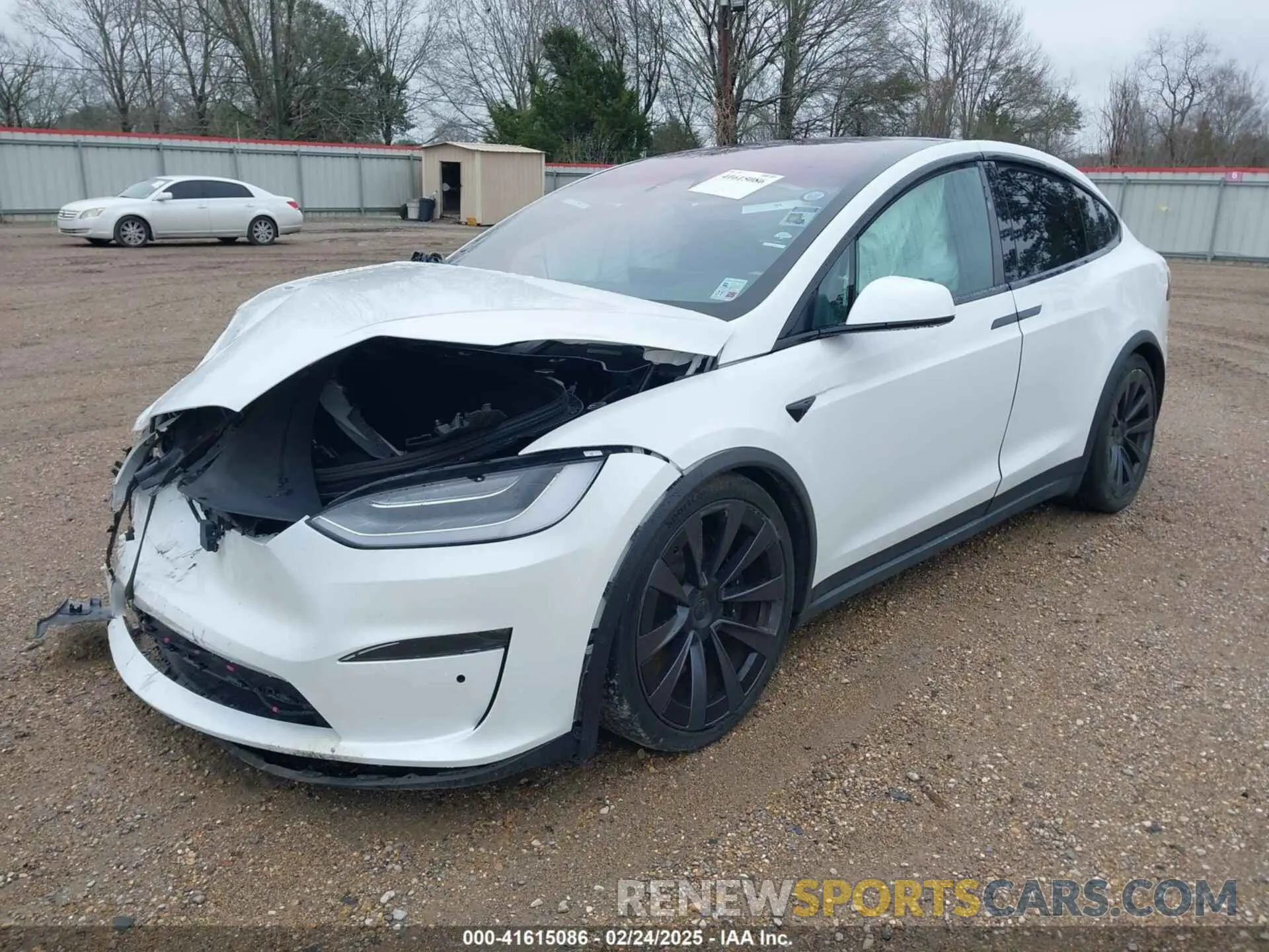 2 Photograph of a damaged car 7SAXCBE68NF333394 TESLA MODEL X 2022
