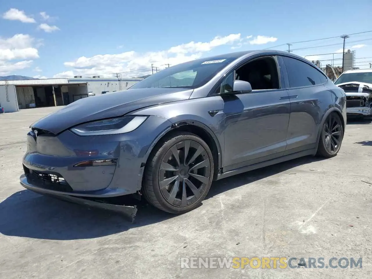 1 Photograph of a damaged car 7SAXCBE68NF362443 TESLA MODEL X 2022